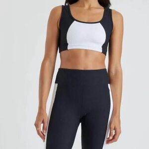 Year of Ours Black and White Activewear Set
